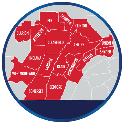Map of Counties